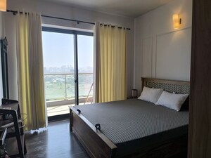 Bedroom in 3 BHK Apartment at Krisumi Waterfall Residences, Sector 36a – for Rent