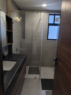 Bathroom in 3 BHK Apartment at Krisumi Waterfall Residences, Sector 36a – for Rent