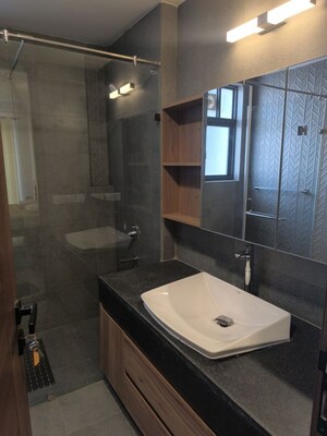 Bathroom in 3 BHK Apartment at Krisumi Waterfall Residences, Sector 36a – for Rent
