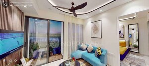 Living Room in 1 BHK Apartment at Lodha Crown Kolshet, Kolshet Road – for Sale