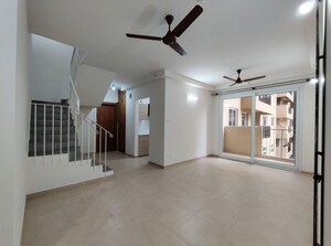 Living Room in 2 BHK Apartment at Bhartiya Nikoo Homes Phase 2, Thanisandra Main Road – for Rent