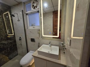 Bathroom in 3.5 BHK Apartment at Aura Homes, Patiala Road – for Rent