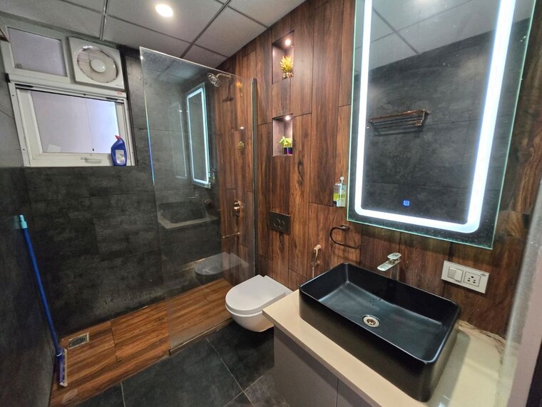 Attached Bathroom, aura-homes 3.5 Bedroom 1950 Sq.Ft. Apartment In Patiala Road Zirakpur 10736753
