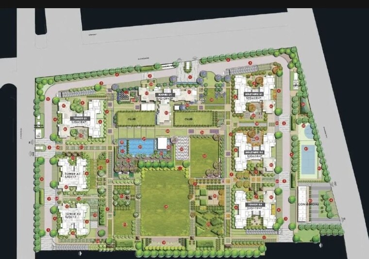 Master Plan, godrej-nest 2 Bedroom 893 Sq.Ft. Apartment In Sector 150 Noida 10736774