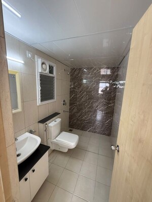 Bathroom in 3 BHK Apartment at Puravankara Purva Zenium, Hosahalli – for Rent
