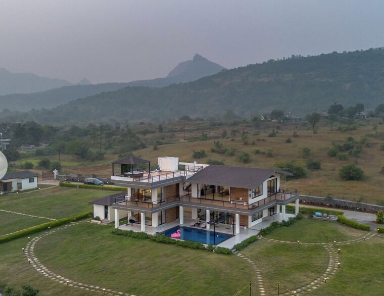 Exterior View, pavana lake 6+ Bedroom 45000 Sq.Ft. Villa In Pavana Lake Lonavla 10736842