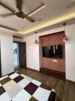 Bedroom in 3 BHK Apartment at Highland Park Chandigarh, Bhabat – for Rent