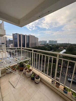 Balcony in 3 BHK Apartment at Keerthi Krishna Viva, Sarjapur Road – for Rent