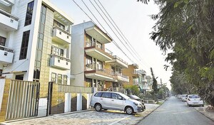 3 BHK Independent House – Exterior View View at Sector 4 - for Rent