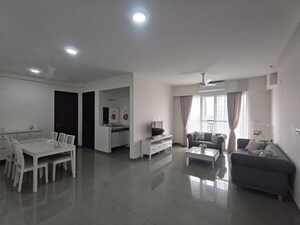Living Room in 3 BHK Apartment at Incor Carmel Heights, Whitefield – for Rent