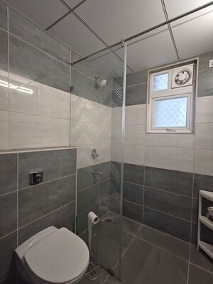 Bathroom in 3 BHK Apartment at Incor Carmel Heights, Whitefield – for Rent