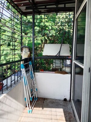 Balcony in 1 BHK Apartment at Kshitij CHS, Yerawada – for Rent