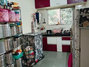 Kitchen in 1 BHK Apartment at Kshitij CHS, Yerawada – for Rent