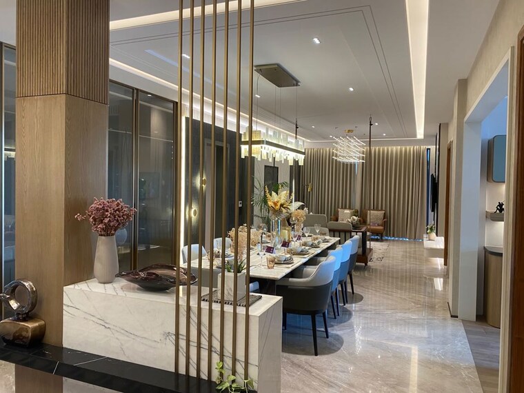 Dining area, aerocity 4 Bedroom 4262 Sq.Ft. Apartment In Aerocity Chandigarh 10736875