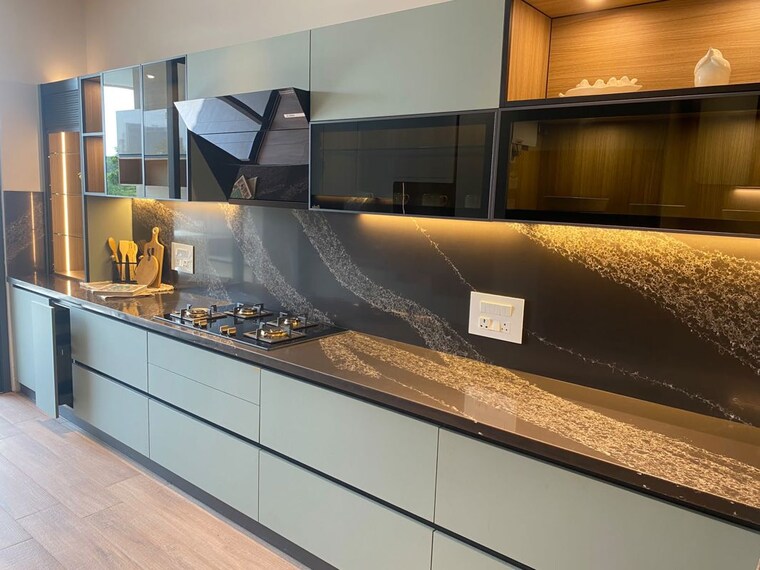 Kitchen, aerocity 4 Bedroom 4262 Sq.Ft. Apartment In Aerocity Chandigarh 10736875
