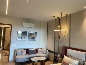 Living Room in 4 BHK Apartment at Aerocity – for Sale