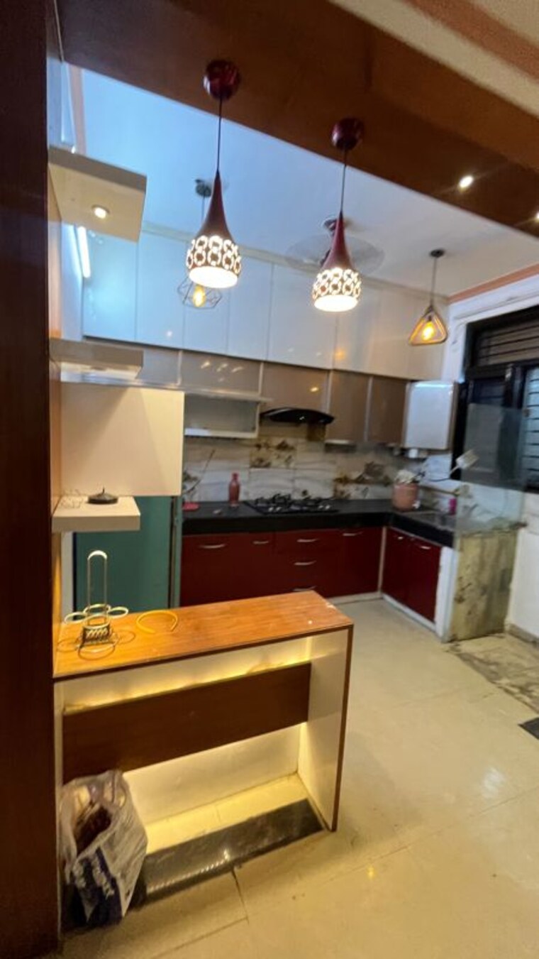 Kitchen, skyline-park 3 Bedroom 951 Sq.Ft. Apartment In Vip Road Zirakpur 10737021