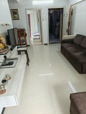 Living Room in 2 BHK Apartment at Shruti CHS, Kandivali West – for Sale