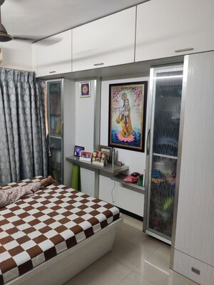 Bedroom in 2 BHK Apartment at Shruti CHS, Kandivali West – for Sale