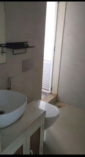 Bathroom in 2 BHK Apartment at Dosti West County, Balkum Pada – for Rent