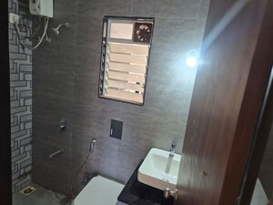 Bathroom in 2 BHK Apartment at Mahavir Square, Manpada – for Rent