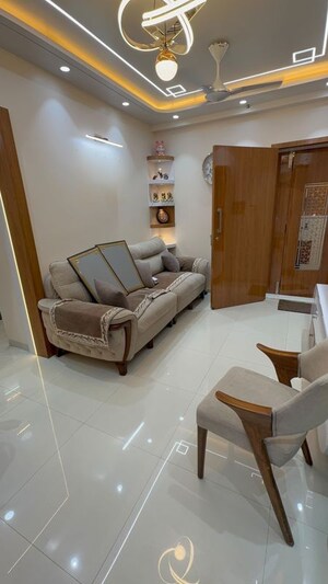 Living Room in 2 BHK Apartment at UK Luxecity, Kandivali East – for Rent