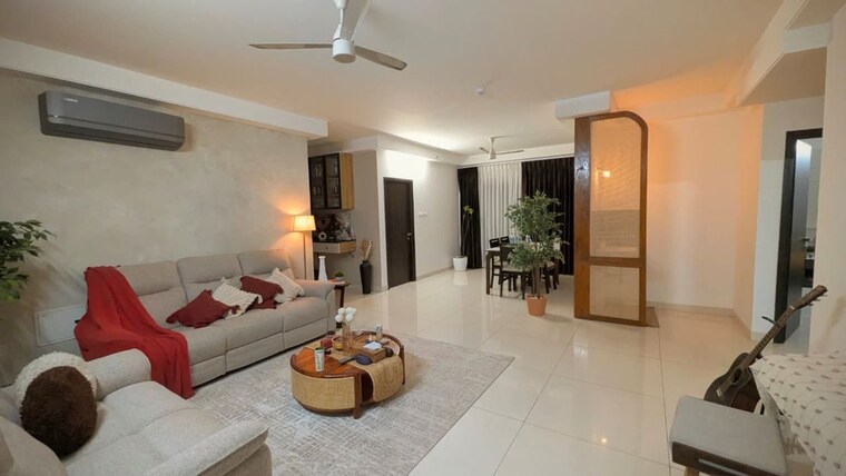 Living Room, aparna-sarovar-zicon 3 Bedroom 1825 Sq.Ft. Apartment In Nallagandla Hyderabad 10737179