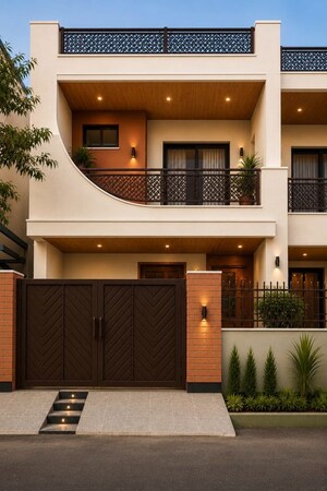 3 BHK Independent House – Exterior View View at Rajeshwar Nagar Phase 1 - for Sale