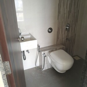 Bathroom in 1 BHK Apartment at Atul Horizon, Bhandup West – for Rent
