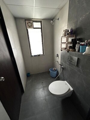Bathroom in 2 BHK Apartment at Shapoorji Pallonji Joyville Hinjewadi, Hinjewadi – for Rent