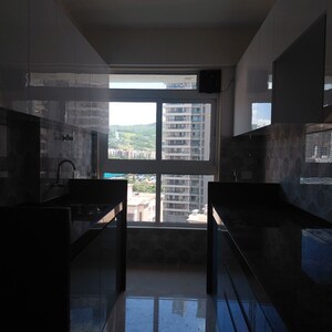 Kitchen in 2 BHK Apartment at Group Satellite Elegance, Goregaon East – for Sale