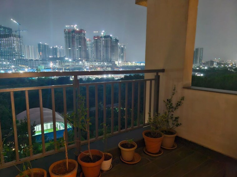 Living Room, frontline-seven 3 Bedroom 1935 Sq.Ft. Apartment In Kokapet Hyderabad 10737195