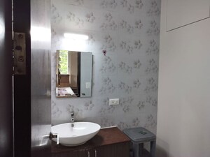 Bathroom in 1 BHK Apartment at Shri Ram Nagar Society, Aundh – for Rent