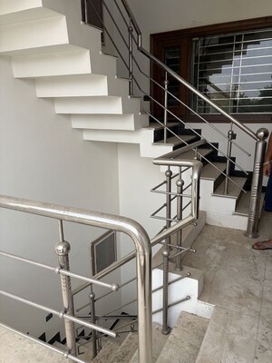 Staircase in 5 BHK Independent House at Aerocity – for Sale