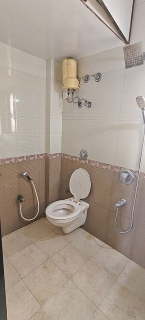 Bathroom in 2 BHK Apartment at Gemstar Nazarene Apartments, Malad West – for Rent
