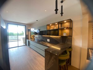 Kitchen in 4 BHK Apartment at Aerocity – for Sale