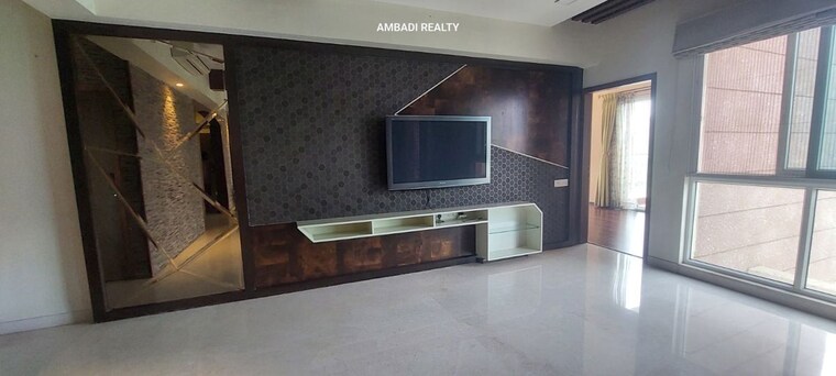 Living Room, rmz-latitude 4 Bedroom 3895 Sq.Ft. Apartment In Hebbal Bangalore 10737291