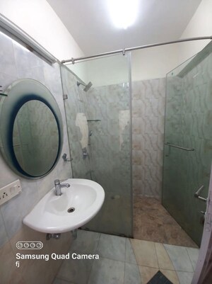 Bathroom in 3 BHK Apartment at Subhangan Apartment, Santacruz West – for Rent