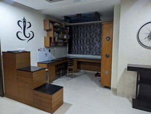 Living Room in 3 BHK Apartment at Tranquil Towers, Kondapur – for Rent