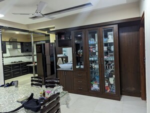 Living Room in 3 BHK Apartment at Tranquil Towers, Kondapur – for Rent