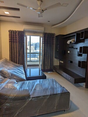 Living Room in 3 BHK Apartment at Tranquil Towers, Kondapur – for Rent