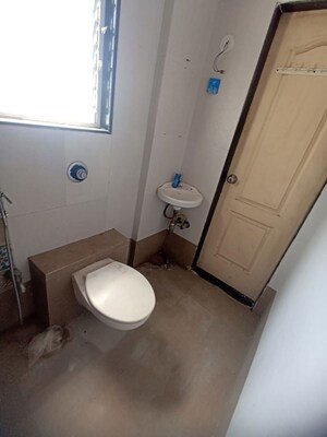 Bathroom in 1 BHK Apartment at Cosmos Enclave, Kasarvadavali – for Rent