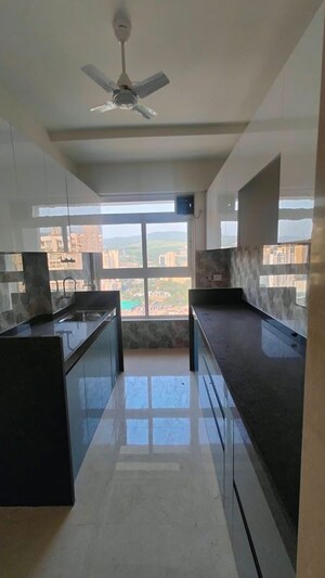 Kitchen in 2 BHK Apartment at Group Satellite Elegance, Goregaon East – for Rent