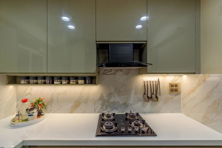 Kitchen, lodha-amara-new-tower 3 Bedroom 955 Sq.Ft. Apartment In Kolshet Road Thane 10737339