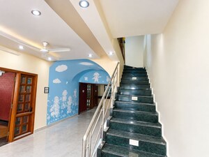 Staircase in 3 BHK Independent House at Sant Nagar – for Rent