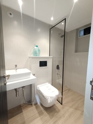 Bathroom in 3 BHK Apartment at Abhilasha Hermes Paras 3, Kalyani Nagar – for Rent