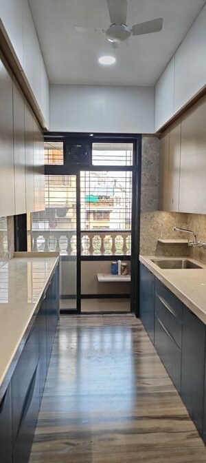 Kitchen in 4 BHK Apartment at Valentine Apartment, Khar West – for Rent
