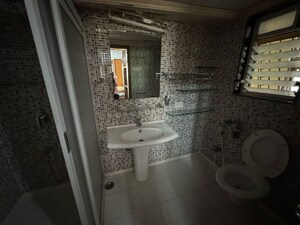 Attached Bathroom in 4 BHK Apartment at Valentine Apartment, Khar West – for Rent
