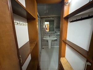 Bathroom in 4 BHK Apartment at Valentine Apartment, Khar West – for Rent