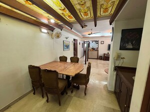 Dining area in 4 BHK Apartment at Valentine Apartment, Khar West – for Rent